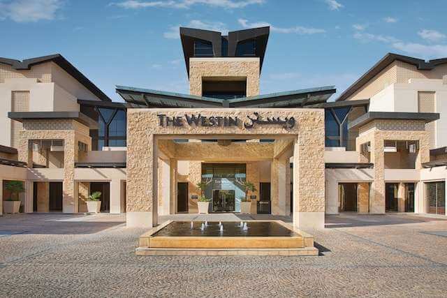 Entrée du Westin Abu Dhabi Golf Resort & Spa