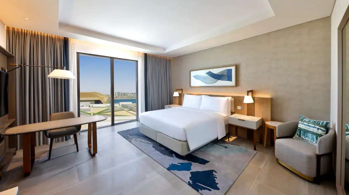 Chambre de l'Hilton Abu Dhabi Yas Island