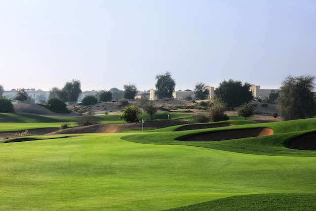 Parcours du golf The Els Club à Dubai