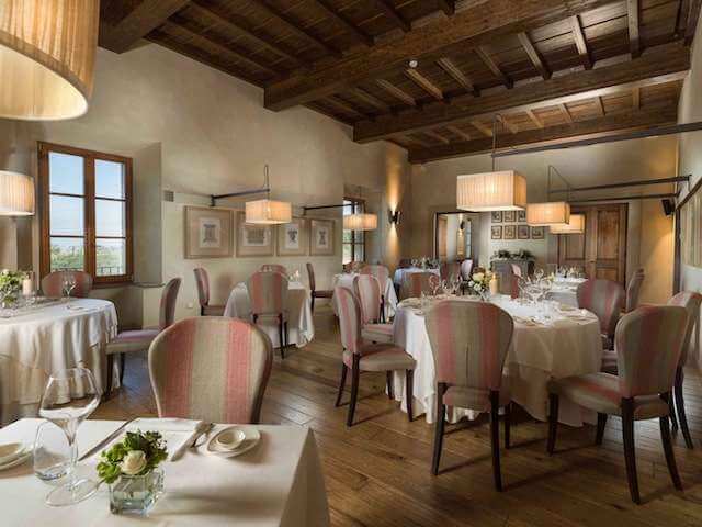 Restaurant Rocca Sala de l'hôtel Il Castelfalfi