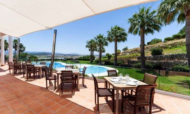Terrasse du Fairplay Golf & Spa Resort en Espagne