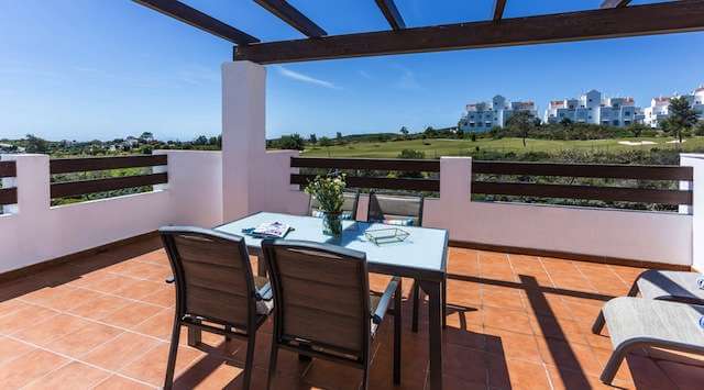 Terrase appartement de l'Ona Valle Romano Golf & Resort